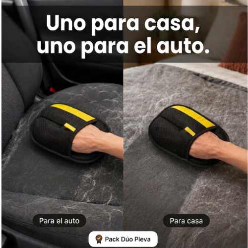 Atrapapelos- la manopla que saca el pelo clavado de la tela